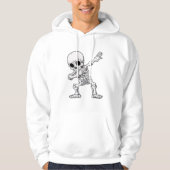 Halloween Skeleton Dabbing T-shirt (Voorkant)