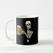 Halloween Skeleton Dad Funny Lazy Skull Costume Pa Koffiemok (Links)