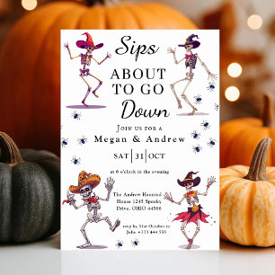 Halloween Skeleton Dance Kaart