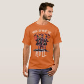 Halloween Skeleton Dit is hoe ik de dobbelsteen va T-shirt (Voorkant volledig)