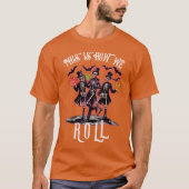 Halloween Skeleton Dit is hoe ik de dobbelsteen va T-shirt (Voorkant)