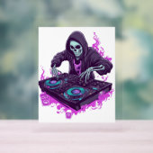 Halloween Skeleton DJ Acryl Bord (Neutraal)