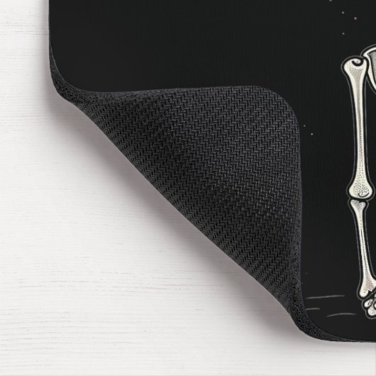 Halloween Skeleton Drink Manhattan Tail Muismat (Hoek)