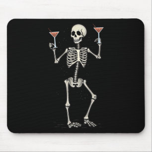 Halloween Skeleton Drink Manhattan Tail Muismat
