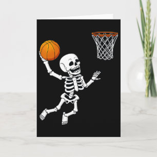 Halloween Skeleton Dunking A Sketll Boys Meisjes K Kaart