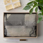 Halloween Skeleton en Black Cat Ephemera Tissuepapier (Geschenk)