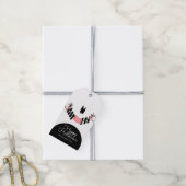 Halloween Skeleton Face Trick or treat Snoep Cadeaulabel (Met Touw)