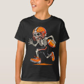 Halloween Skeleton Funny Football Shirt For Teens  (Voorkant)