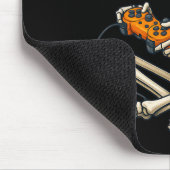 Halloween Skeleton Gamer Hoofdtelefoon Video Gamin Muismat (Hoek)