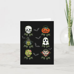 Halloween Skeleton Gaming Witch Vampire Zombie Boy Kaart