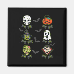 Halloween Skeleton Gaming Witch Vampire Zombie Boy Magneet