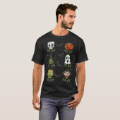 Halloween Skeleton Gaming Witch Vampire Zombie Boy T-shirt (Voorkant volledig)