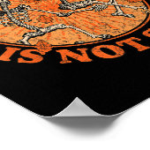 Halloween Skeleton Geestelijke Gezondheid Zelfmoor Poster (Hoek)