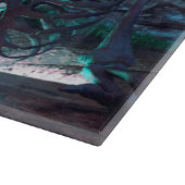 Halloween Skeleton Gravesite Snijplank (Hoek)