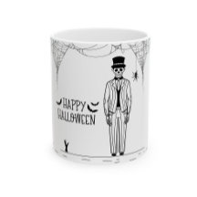 Halloween Skeleton Groom Koffie Mokken