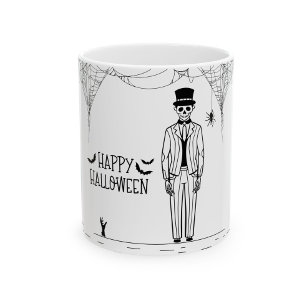 Halloween Skeleton Groom Koffie Mokken