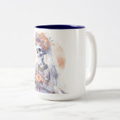 Halloween Skeleton Grote Mok (Voorkant rechts)