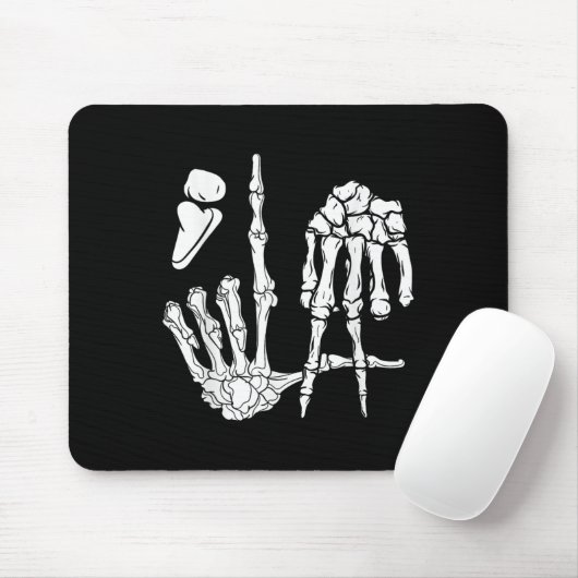 Halloween Skeleton Hand Comma La Punctuation Kamal Muismat (Met muis)