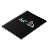 Halloween Skeleton Handen met Hart Classic Notitieboek (Linkerzijde)