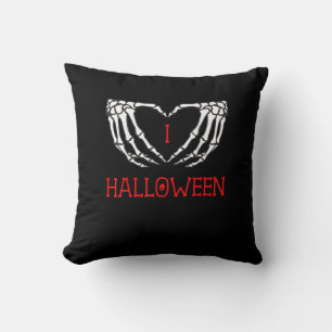 Halloween Skeleton Handen Vormen Hart Gothic Kussen