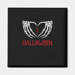 Halloween Skeleton Handen Vormen Hart Gothic Magneet