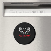 Halloween Skeleton Handen Vormen Hart Gothic Magneet (Insitu (Vaatwasser))