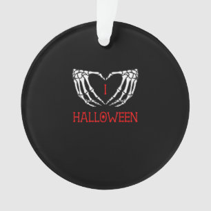 Halloween Skeleton Handen Vormen Hart Gothic Ornament