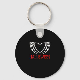 Halloween Skeleton Handen Vormen Hart Gothic Sleutelhanger