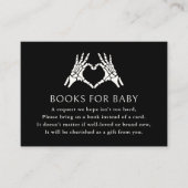 Halloween Skeleton Hands Boeken voor Baby Informatiekaartje (Voorkant)