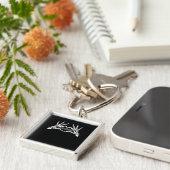 Halloween - Skeleton Hands Heart Sleutelhanger (Zijkant)