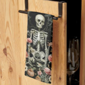 Halloween Skeleton Haunted Forest Black Theedoek