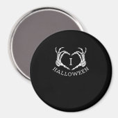 Halloween Skeleton Heart Herfst Magneet (Voorkant / Achterkant)