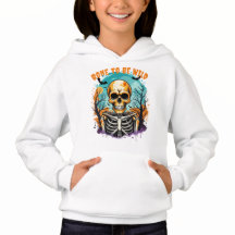 Halloween skeleton hoodie