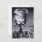 Halloween Skeleton Invite Kaart (Voorkant)