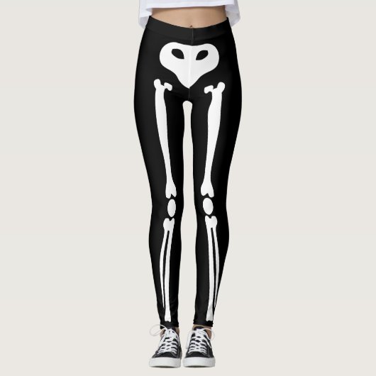 Halloween Skeleton Leggings (Voorkant)