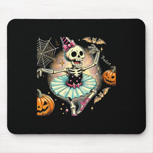 Halloween Skeleton Let Dancing Llerina Muismat (Voorkant)