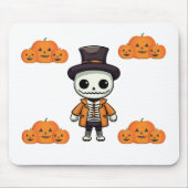 Halloween Skeleton Muismat (Voorkant)