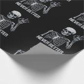 Halloween Skeleton - Nooit Beter Ik Cadeaupapier (Hoek)
