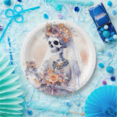 Halloween Skeleton Paper Borden Papieren Bordje (Feest)