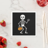 Halloween Skeleton Paper Napkin Servet (Insitu)