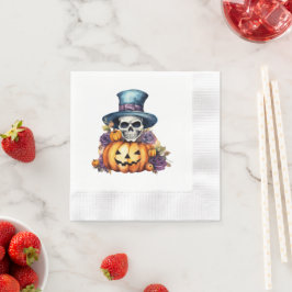 Halloween Skeleton Paper Napkin Servet
