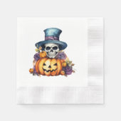Halloween Skeleton Paper Napkin Servet (Voorkant)
