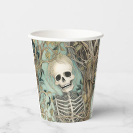  Halloween Skeleton Papieren Bekers