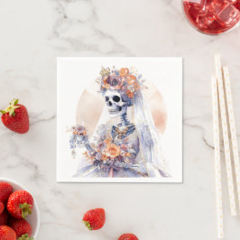 Halloween Skeleton Papieren servetten