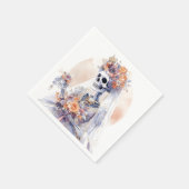 Halloween Skeleton Papieren servetten (Hoek)