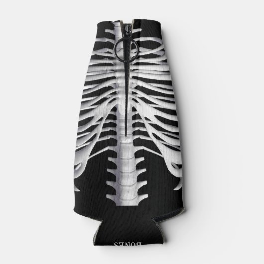 Halloween Skeleton Party Rib Cage Bottle Cooler (Achterkant)