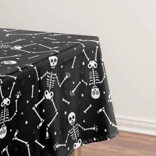Halloween Skeleton Pattern Tafelkleed (Voorbeeld)