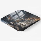 Halloween Skeleton Pianist Papieren Bordje (Gebogen)