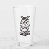 Halloween Skeleton - Pint Glass Glas (Voorkant)