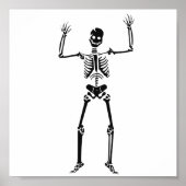 Halloween Skeleton Poster (Voorkant)